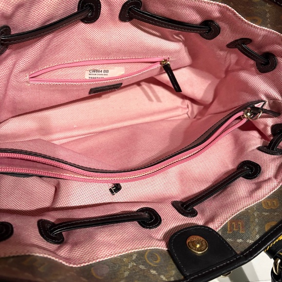 Dooney and Bourke Y2K crossword Chiara Tote Bag - Picture 11 of 16